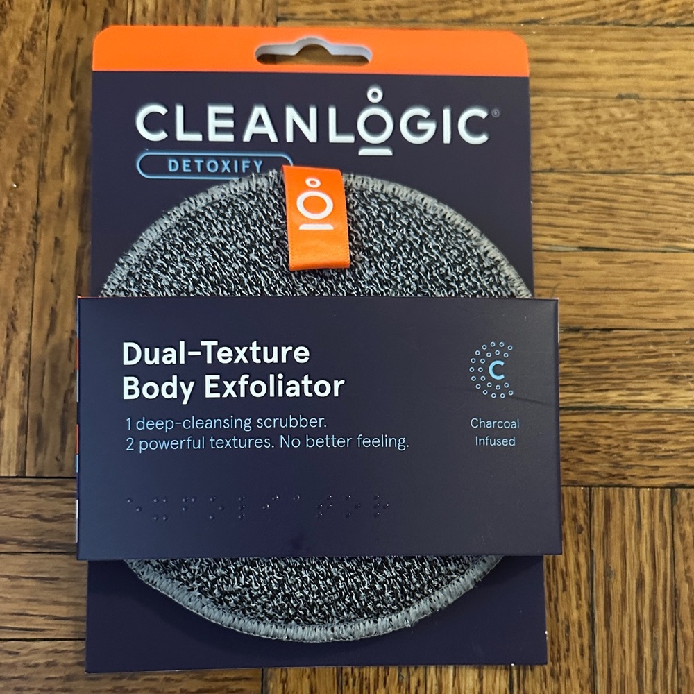 Cleanlogic Dual-Texture Body Exfoliator - NWT - 3 pack
